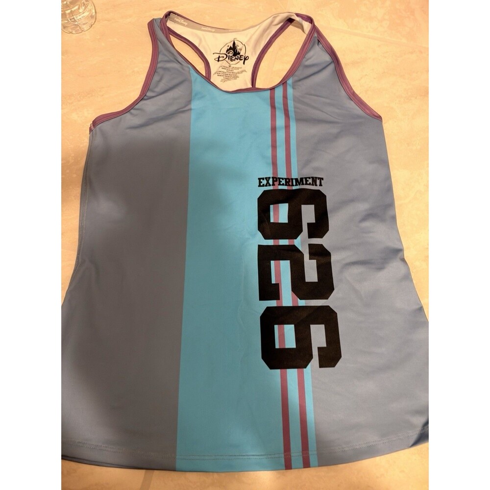 Disney RunDisney Stitch Experiment 626 Racerback Tank Top Women’s Size M Blue